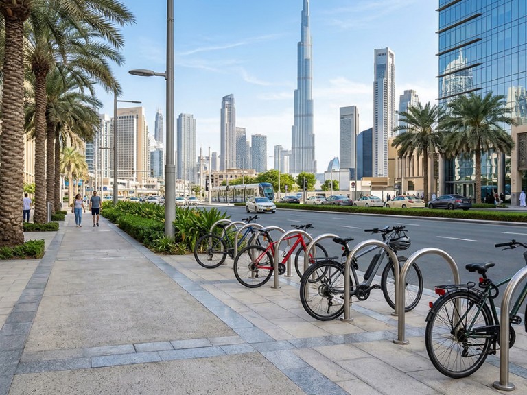 Bike Racks in Street